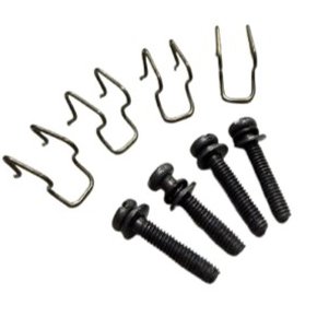 KIT 4UN CLIPE DE FIXACAO + PARAFUSOS DO INTERFACE PRATO BASE ROTO-9X